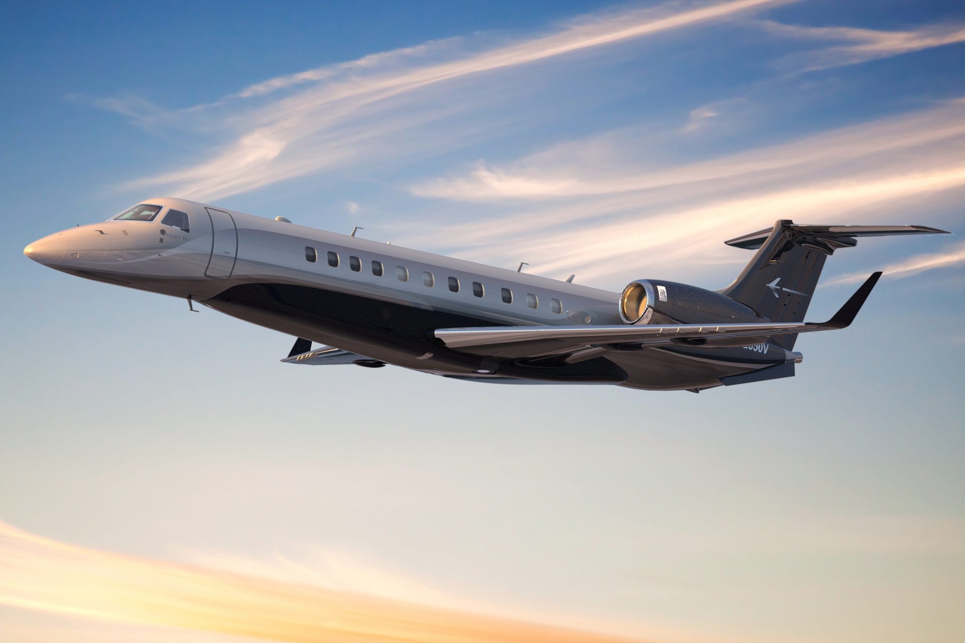 Embraer Legacy 650. Click to enlarge.