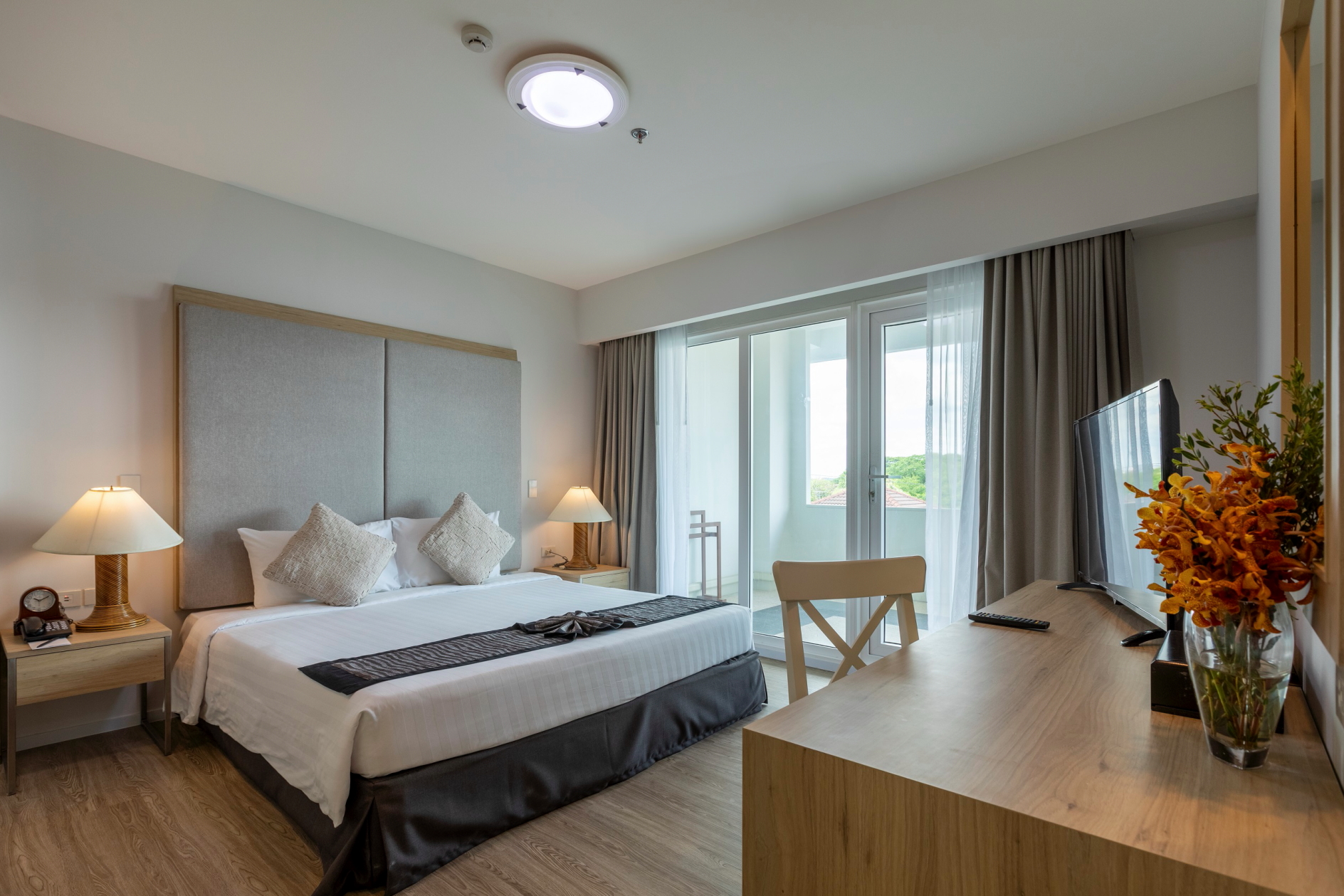 Bedroom of a Suite at Kameo Residences in Korat, Thailand. Click to enlarge.