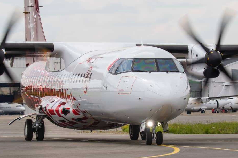 Afrijet ATR 72-600. Picture: Afrijet. Click to enlarge.