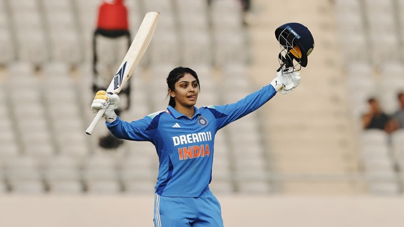 Stats: India's joint-highest total in women's ODIs