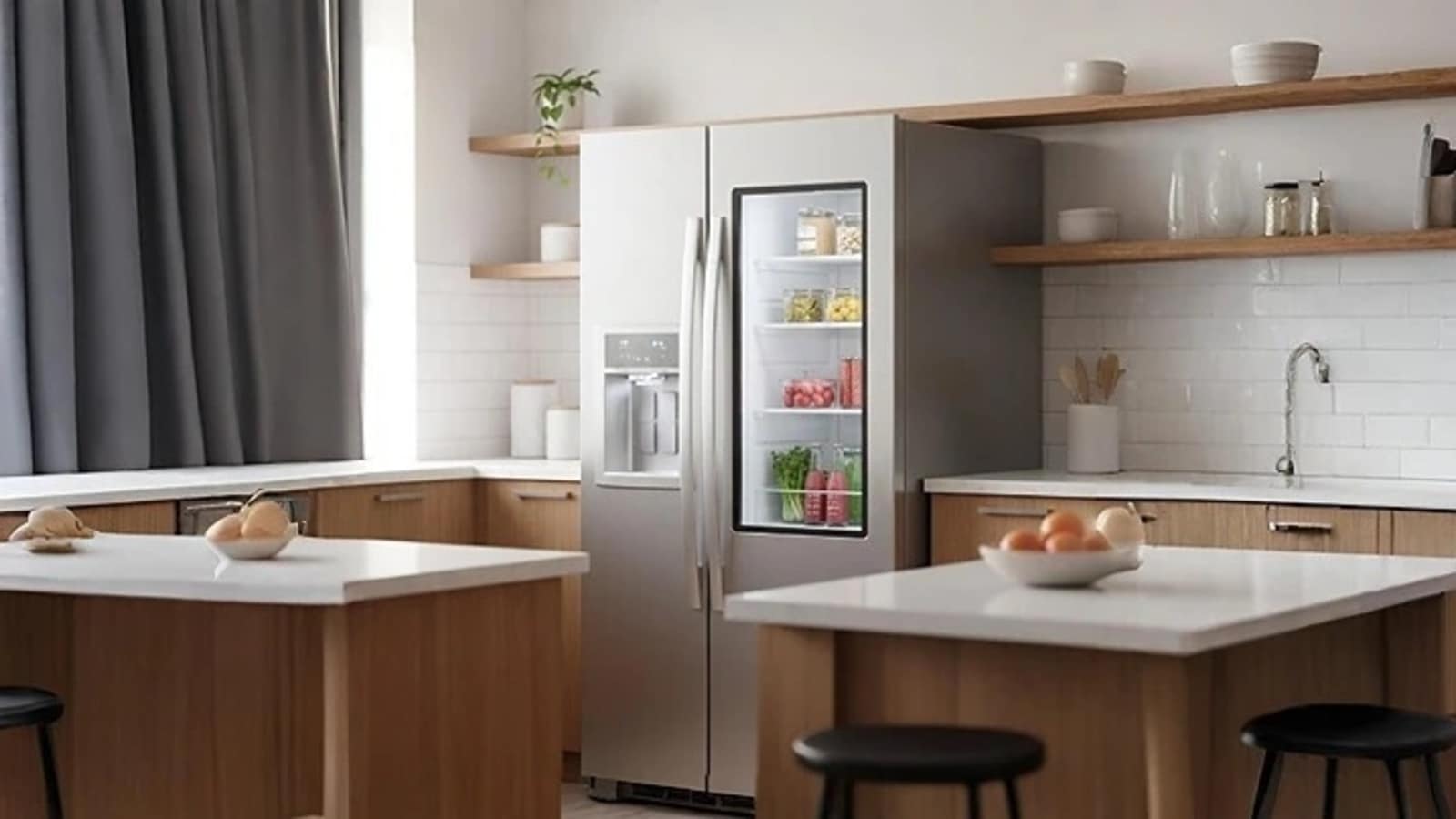 side by side refrigerators